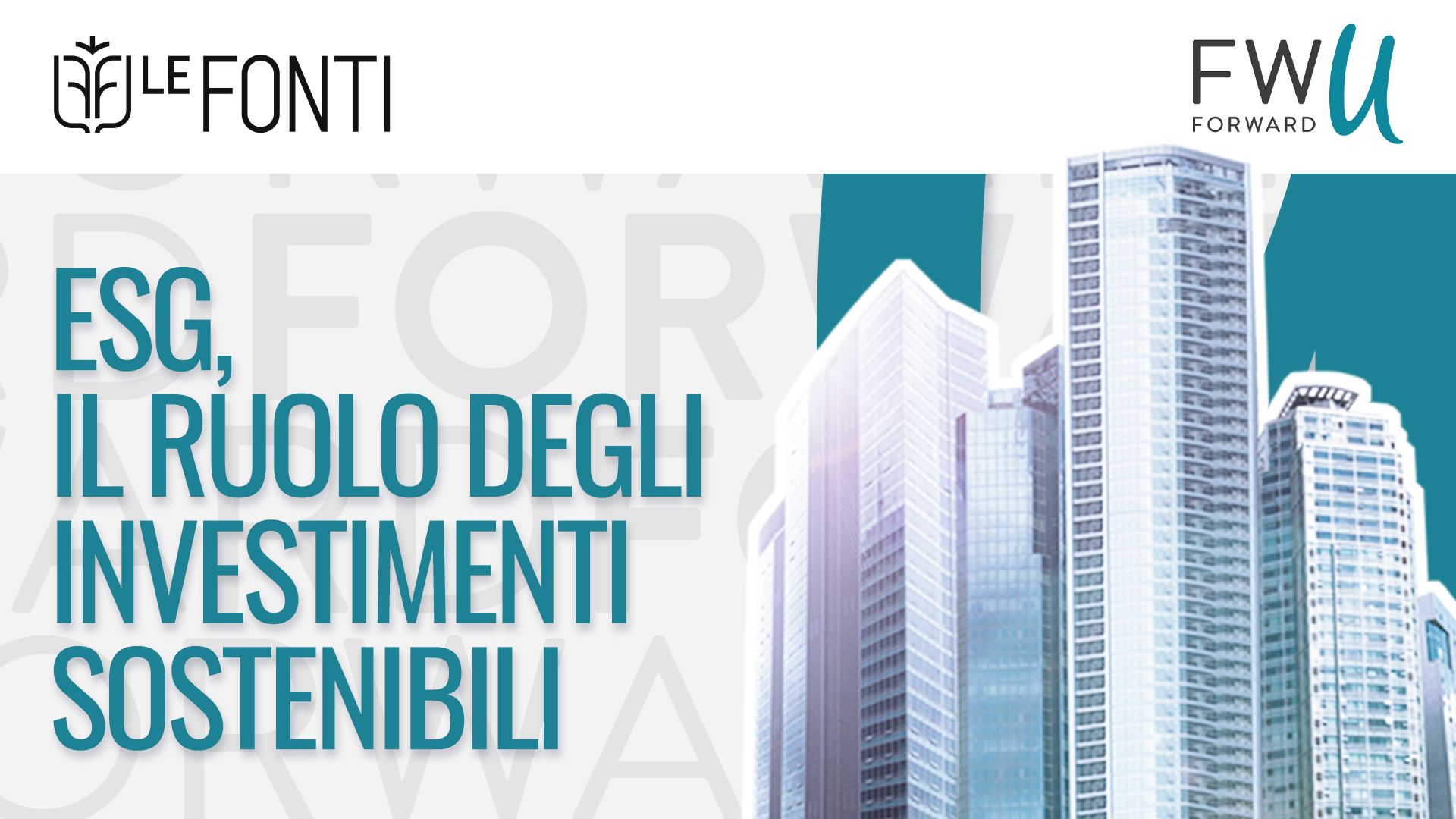 ESG, il ruolo degli investimenti sostenibili con Gram Madsen (FWU)